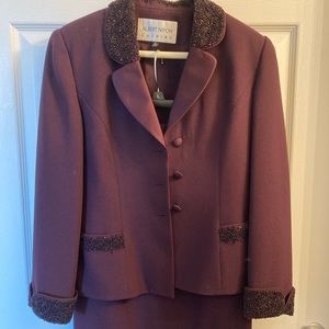 Evening Dress suit - deeper purple than it looks